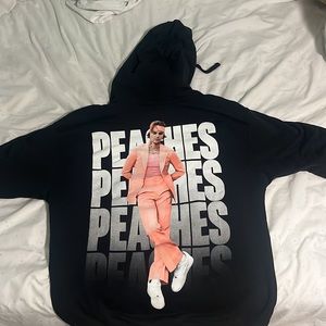 JUSTIN BEIBER JUSTICE TOUR LIMITED ADDITION PEACHES HOODIE